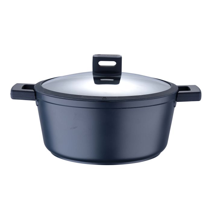 Кастрюля с крышкой MasterPro Indigo 28 см 3 л (BGMP-7980)
