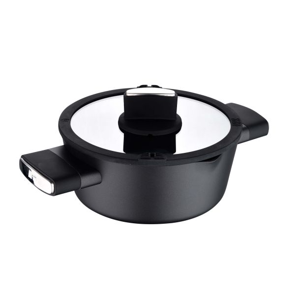 Каструля з кришкою Bergner Ion plus 20 см 2 л (BG-35910-BK)