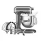 Кухонна машина KitchenAid Artisan 6,6 л 5KSM70SHXEMS з підйомною чашею колір срібний медальон