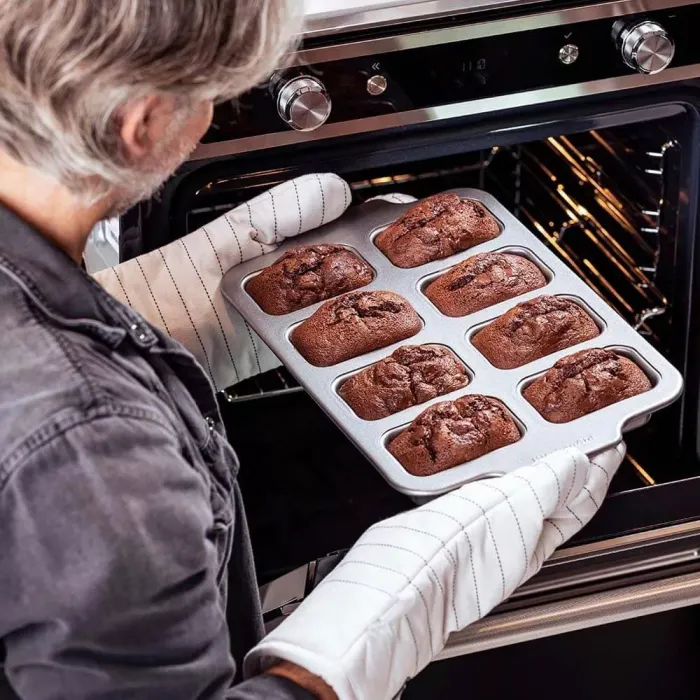 Форма для выпечки кексов KitchenAid на 8 шт прямоугольной формы (CC006068-001)