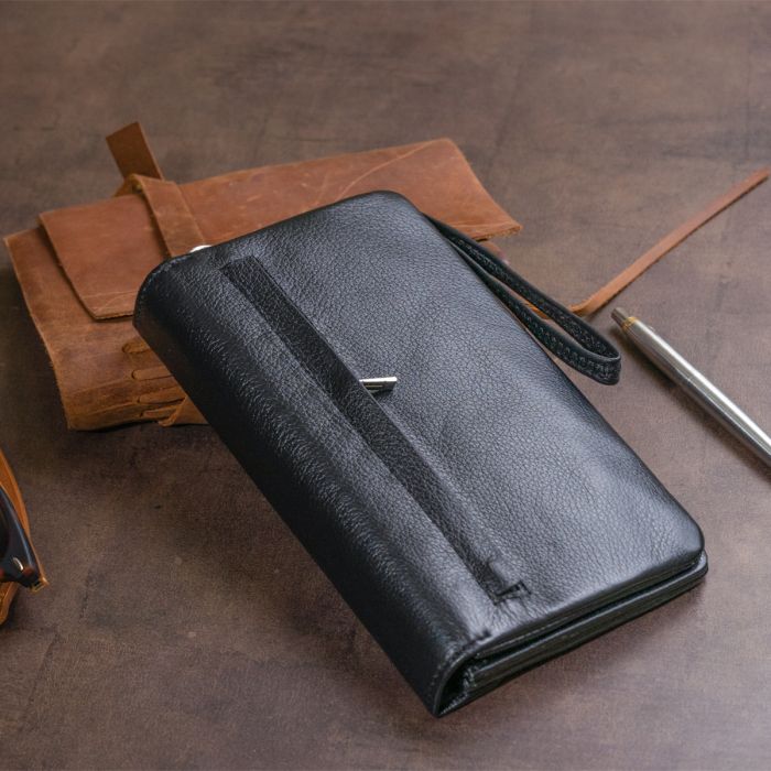 Клатч зі шкіри жіночий ST Leather 19316 чорний