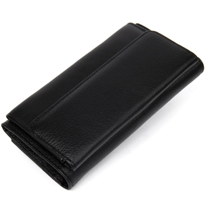 Добротний жіночий гаманець ST Leather 19375 чорний