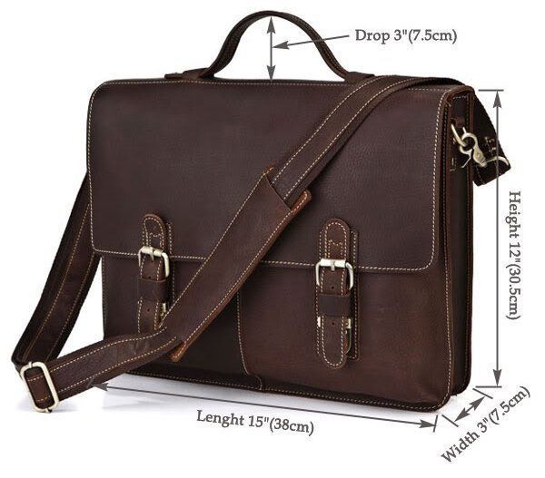 Портфель 14155 Vintage коричневый