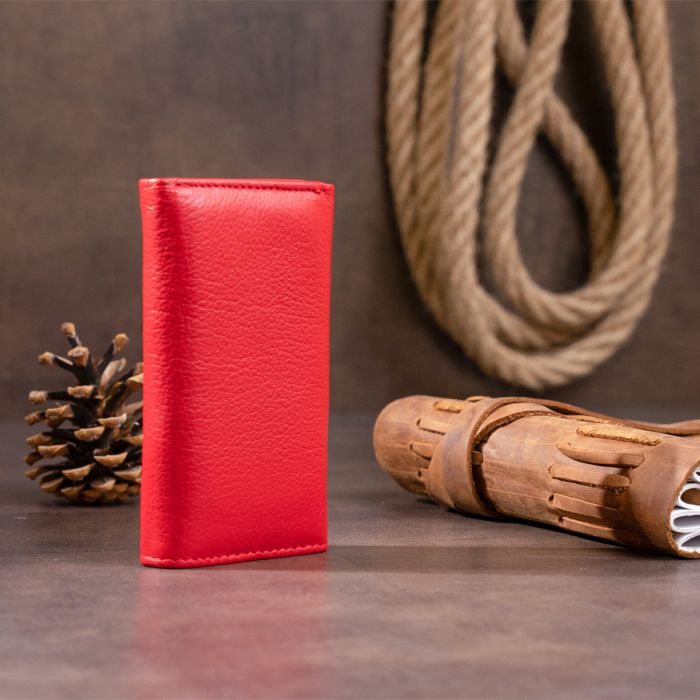 Ключниця-гаманець жіноча ST Leather 19222 червона