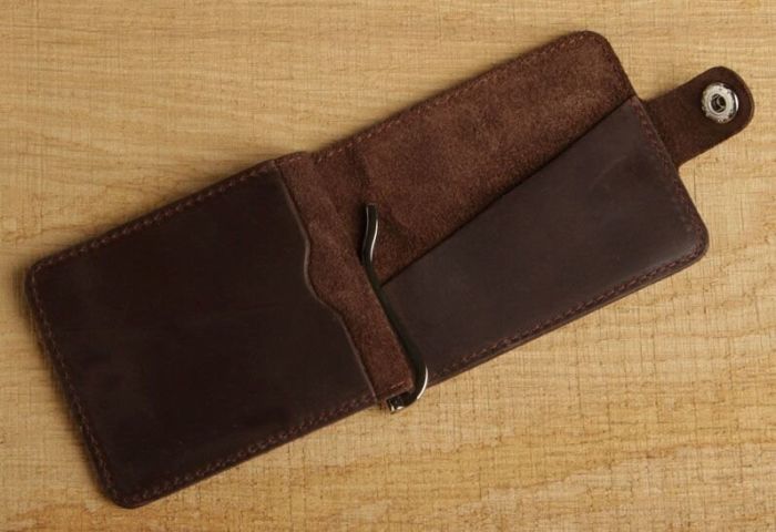 Затискач для купюр SHVIGEL 13786 коричневий
