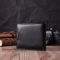 Горизонтальное портмоне для мужчин из натуральной кожи ST Leather 22459 черный