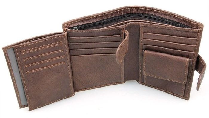 Портмоне чоловіче 14404 Vintage коричневе