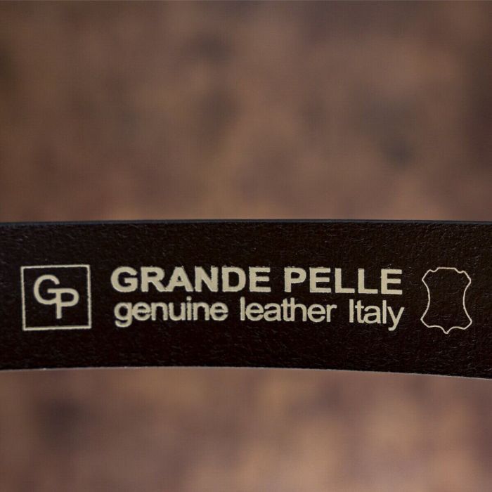 Ремінь чоловічий Grande Pelle 00245 під штани коричневий