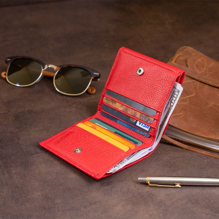 Компактний жіночий гаманець ST Leather 19259 червоний