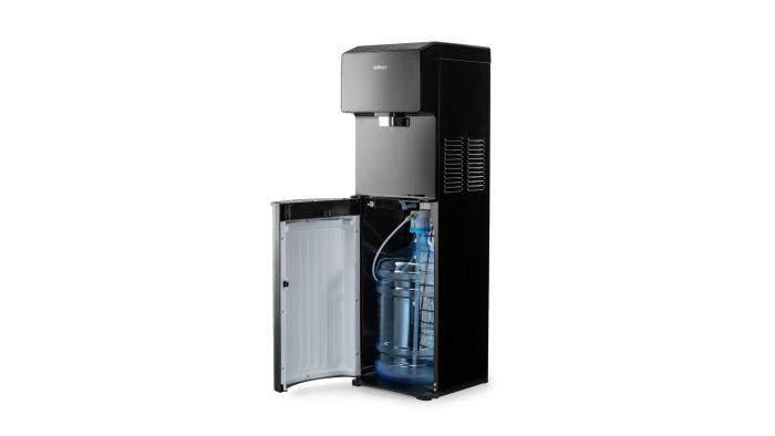 Підлоговий кулер HotFrost 450AMI Black з компресорним охолодженням