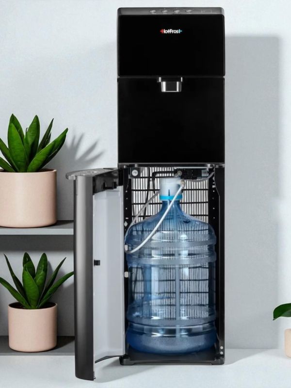 Підлоговий кулер HotFrost 450AMI Black з компресорним охолодженням