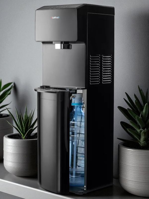 Підлоговий кулер HotFrost 450AMI Black з компресорним охолодженням