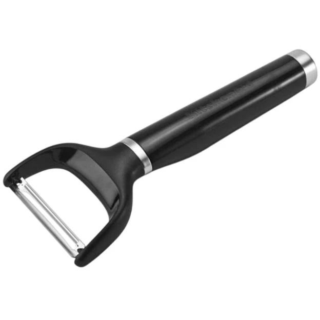 Овочечистка горизонтальна KitchenAid Classic, 17,5 см, чорний (KHH145OHOBEG)