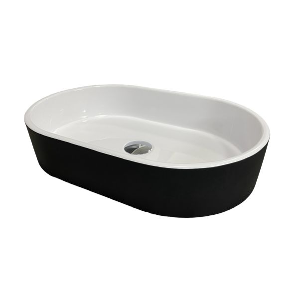 Умивальник Adamant BESTE NEW Black-White