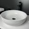 Умывальник накладная чаша Adamant Sunline New White glossy d395x130мм