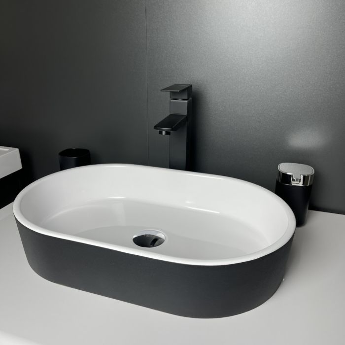 Умивальник Adamant BESTE NEW Black-White