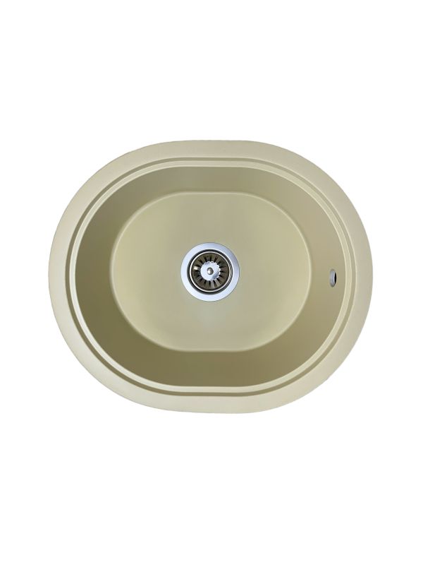 Кухонна мийка Adamant CIRCUM ivory 500x425x180 мм, без крила