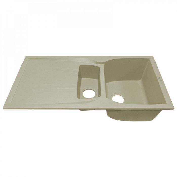 Кухонна мийка Adamant NEW LINE PLUS ivory 975x495x235 мм, з крилом