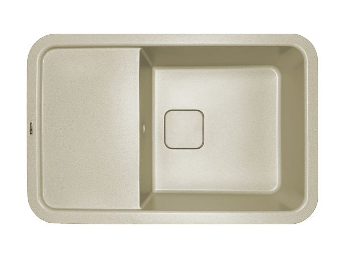Кухонна мийка Adamant EXISTENCE ivory 775x505x190 мм, з крилом
