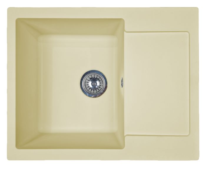 Кухонна мийка Adamant MINIMAL ivory 615x495x200 мм, з крилом
