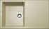 Кухонная мойка Adamant NOVAK ivory 850x500x240 мм, с крылом