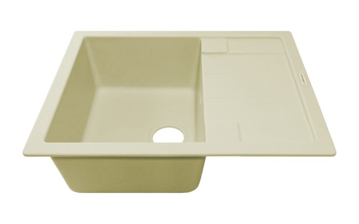 Кухонна мийка Adamant ANILA ivory 645x495x200 мм, з крилом