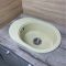 Кухонна мийка Adamant OVALE ivory 610x420x180 мм, з крилом