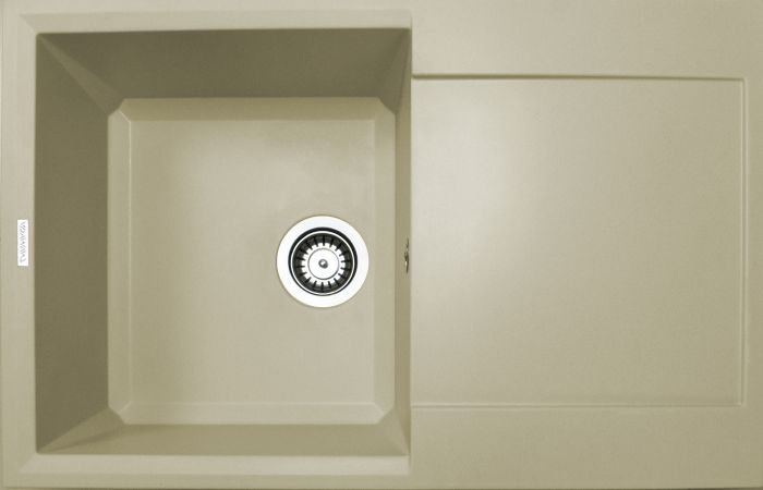 Кухонна мийка Adamant HORIZON ivory 780x495x230 мм, з крилом