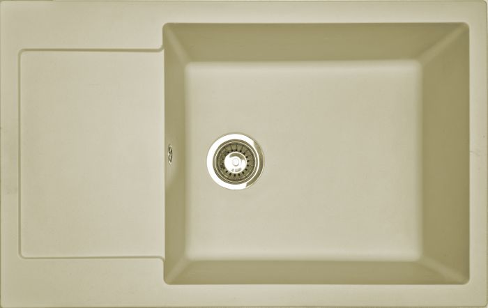 Кухонна мийка Adamant GENERAL ivory 775x495x200 мм, з крилом