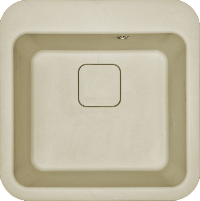 Кухонна мийка Adamant EXIST ivory 500x500x190 мм, без крила