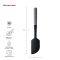 Лопатка для тіста KitchenAid Coreline, 30 см, сірий (KAS031OHCGG)