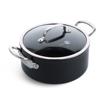 Каструля з кришкою GreenPan Barcelona Pro 24 см 4,9 л з керамічним покриттям (CC005334-001)