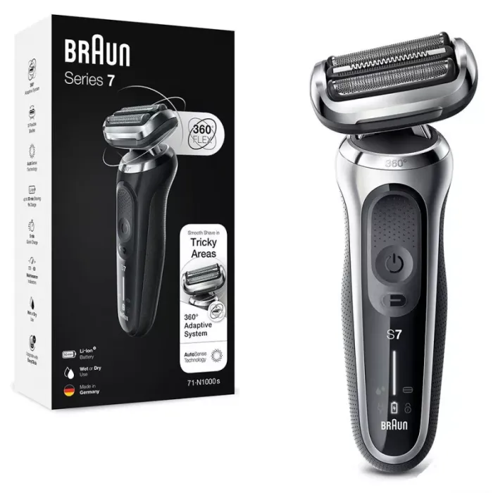Електробритва BRAUN Series 7 71-S1000s SILVER / BLACK