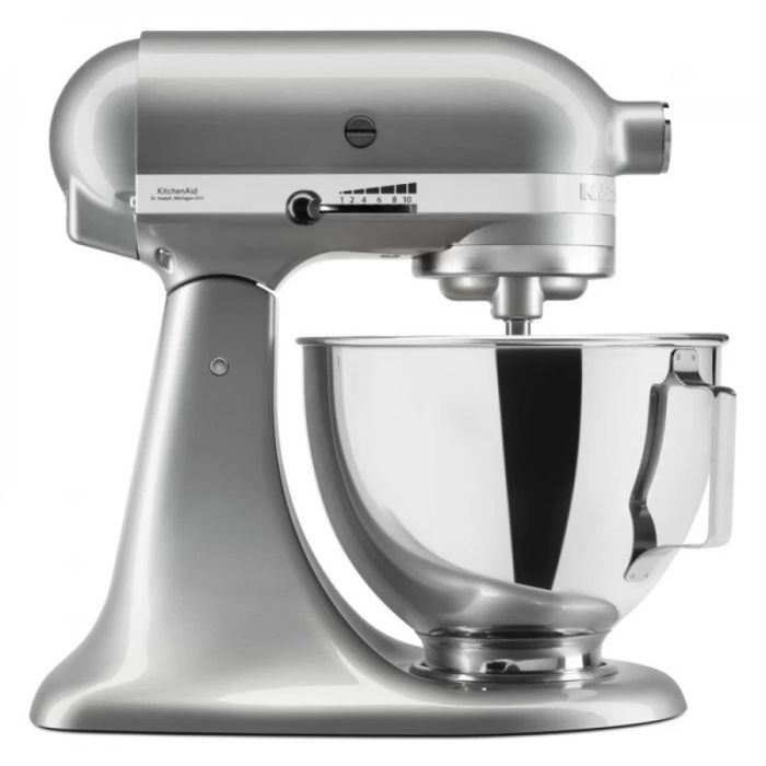 Кухонная машина KitchenAid Artisan 4,3 л 5KSM95PSEMC с откидным блоком цвет хром