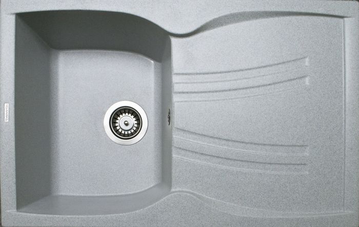 Кухонна мийка Adamant NEW LINE світло-сіра 780x495x235 мм, з крилом