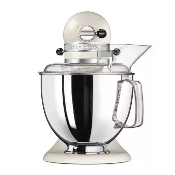 Кухонна машина KitchenAid Artisan 4,8 л 5KSM175PSEAC з відкидним блоком кремовий