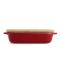 Форма для випічки з кришкою KitchenAid керамогранітна 24,1x15x6 см 0,9 л колір червоний (CC006104-001)