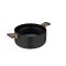 Каструля з кришкою Bergner Earth black 28 см 6 л (BG-32037-BK)