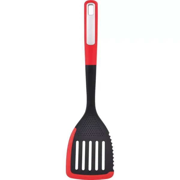 Лопатка кулінарна з прорізами Bergner Mars 34.8 см (BG-38875-RD)