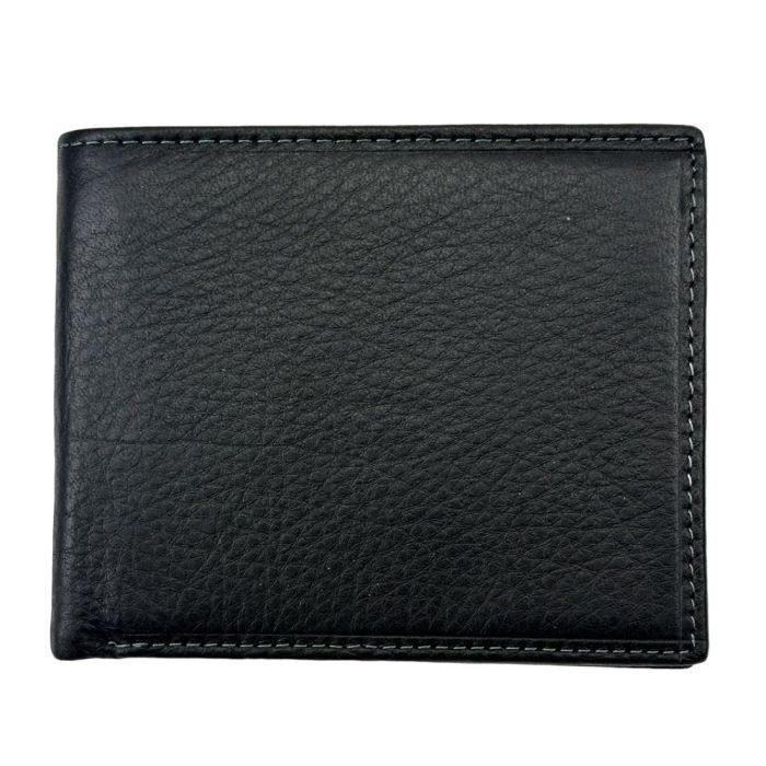 Класичне чорне шкіряне портмоне Tiding Bag M39-1023-3A