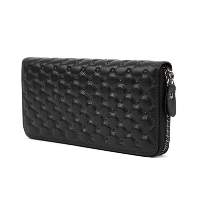 Клатч шкіряний плетений Tiding Bag M39-9001-2A чорний