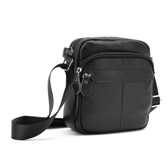 Кожаный небольшой мессенджер Tiding Bag M56-0082A