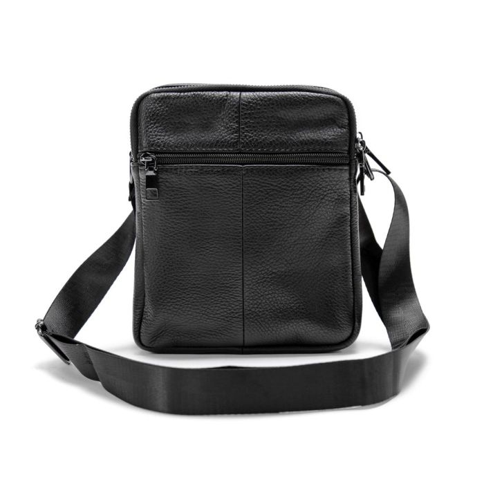 Шкіряний чоловічий месенджер на два відділення Tiding Bag M56-2001A