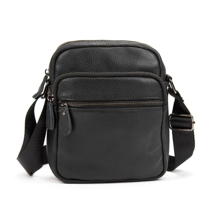 Шкіряний невеликий месенджер на два відділи Tiding Bag M56-2004A