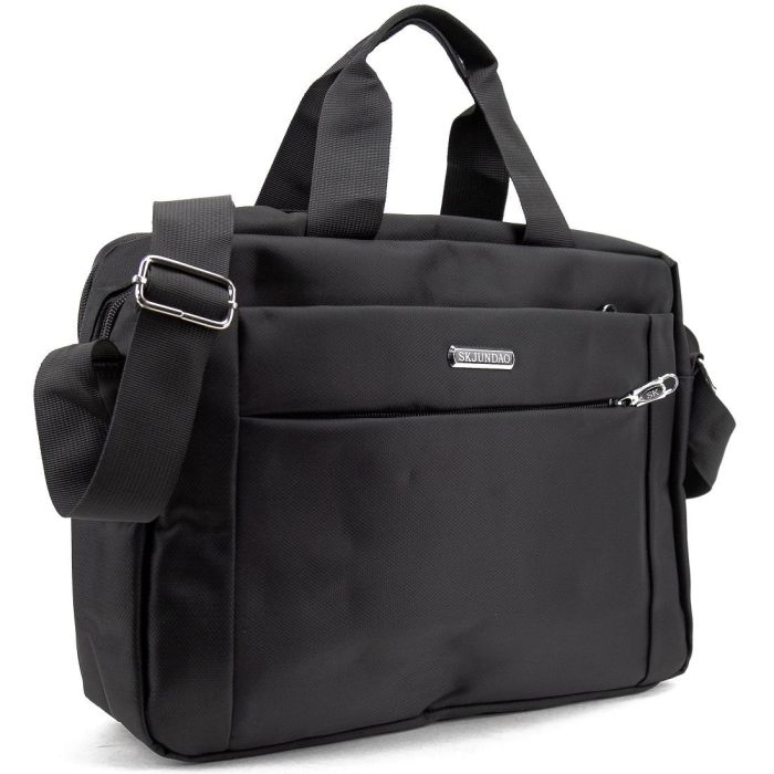 Сумка-портфель чоловіча текстильна для ноутбука 13'' та документів Tiding Bag M56-3812A чорна