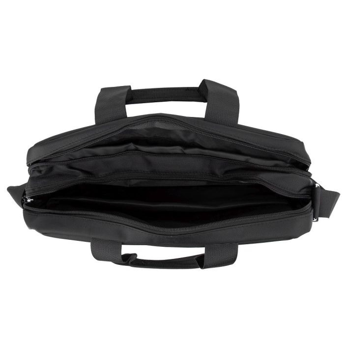 Сумка-портфель мужская текстильная для ноутбука 13'' и документов Tiding Bag M56-3813A черная