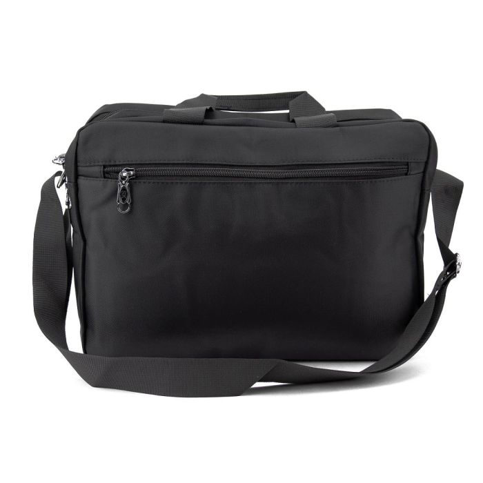 Сумка-портфель мужская текстильная для ноутбука 13'' и документов Tiding Bag M56-3813A черная