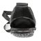 Шкіряна сумка слінг з тисненням рептилія Tiding Bag M56-8880A чорна