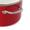 Каструля з кришкою KitchenAid Steel Core, 20 см, 3,7 л, червоний