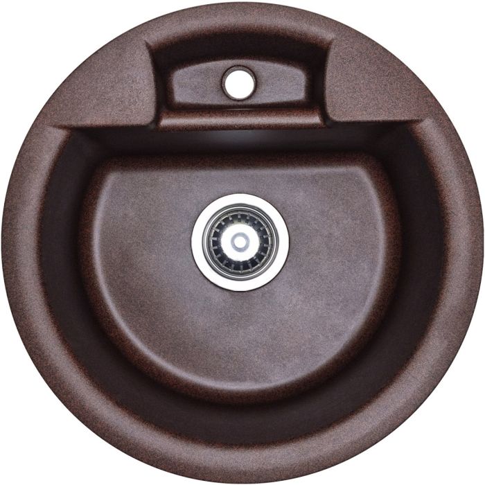 Кухонна мийка Adamant FINE mokko d 470x190 мм, без крила